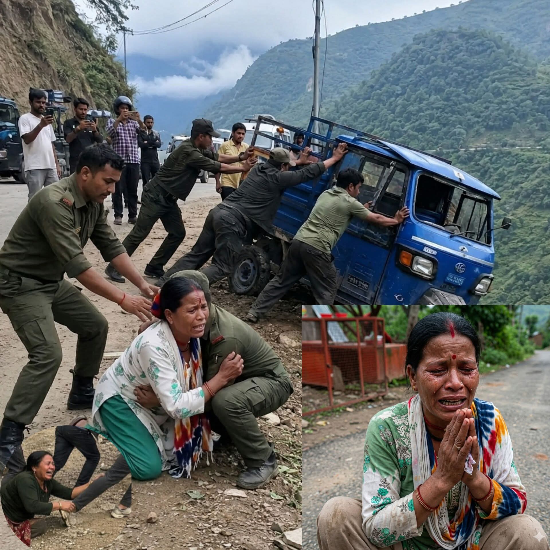 रुदै हात जोडेर बिन्ती गर्दा पनि कसैले सुनेन एक गरिब आमाको पिडा।