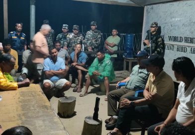 चितवन राष्ट्रिय निकुञ्ज सेना वडा कार्यलय स्थानीय समुदाय उपस्तिथिमा सहमति
