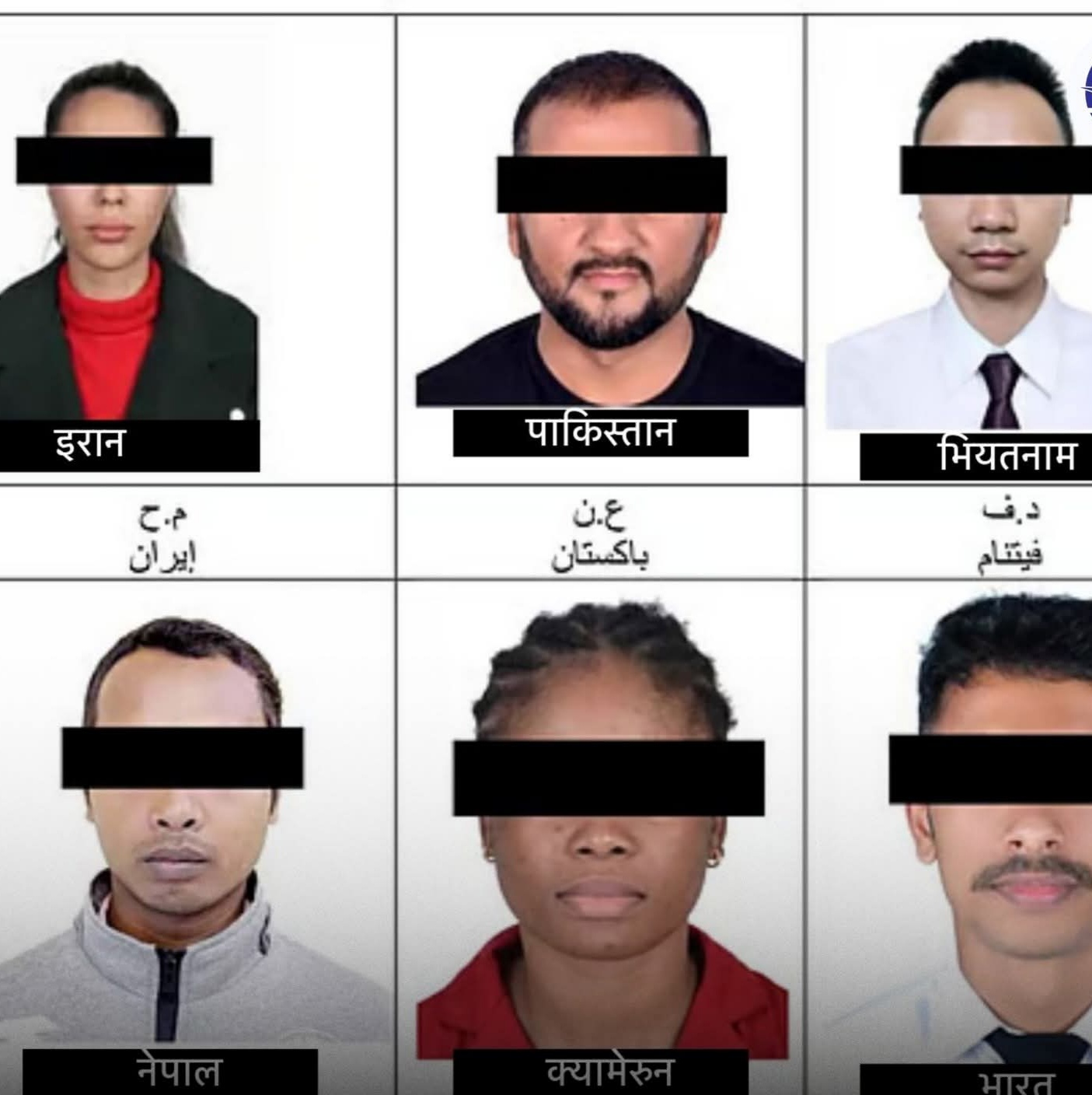 राष्ट्रिय सुरक्षामा खलल पुर्‍याउने र भ्रामक भिडिओ फैलाएको आरोपमा एक नेपाली नागरिकसहित १० जना पक्राउ