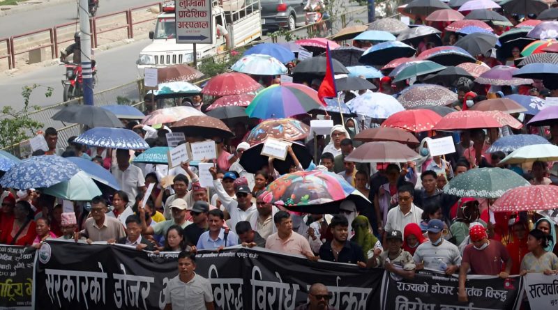 सुकुम्बासि र गरिबको भोटबाट सत्तामा पुगेकाहरूले नै गरिबलाई विस्थापित गर्न खोजे- खगेन्द्र पाैडेल