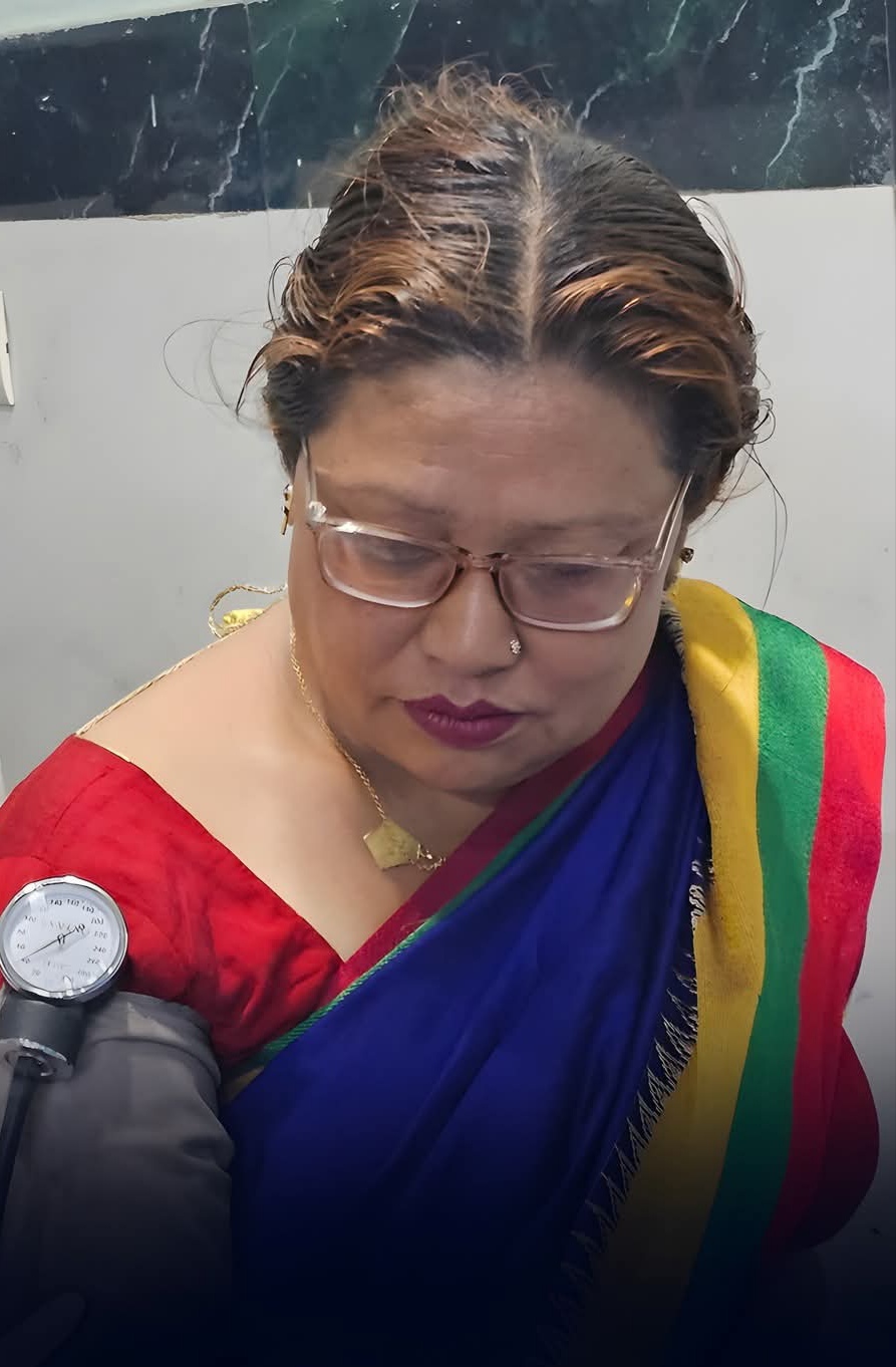 सिँढीबाट लडेर घाइते बसुमायाँ तामाङ मुटुसम्बन्धी समस्याबाट पीडित