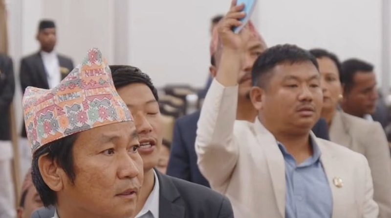 हर्क साम्पाङले सभामुख डीपी अर्यालमाथि भेदभाव गरेको आरोप लगाउँदै आपत्ति