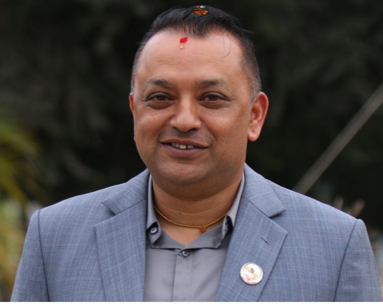 नेपाली कांग्रेसका सभापति गगन थापा राष्ट्रिय स्वतन्त्र पार्टी को प्रथम महाधिवेशन सम्बाेधन गर्न  चितवनमा