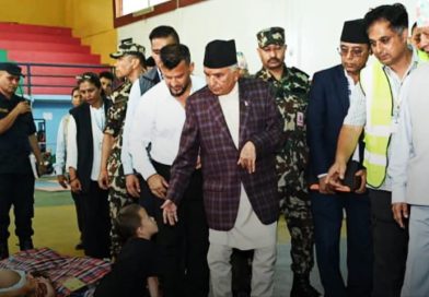 उद्धार राहत र पुनस्थापन बारे बुझ्न राष्ट्रपतिको भ्रमण