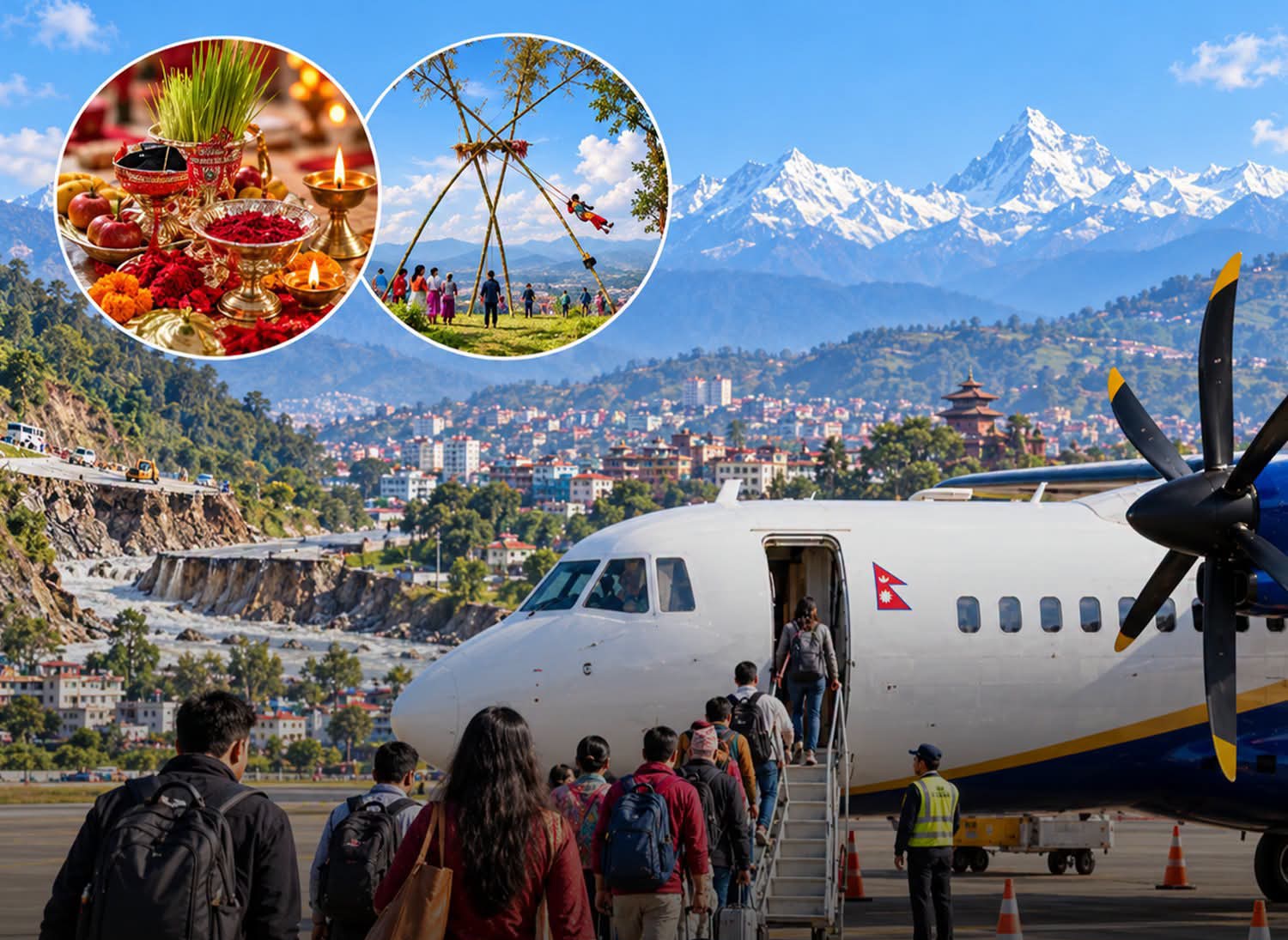 वायुसेवा कम्पनीहरूले भाडा नियन्त्रणमा राख्ने निर्णय दशैं तिहार छठमा घर फर्किने यात्रुलाई  आर्थिक राहत पुग्ने