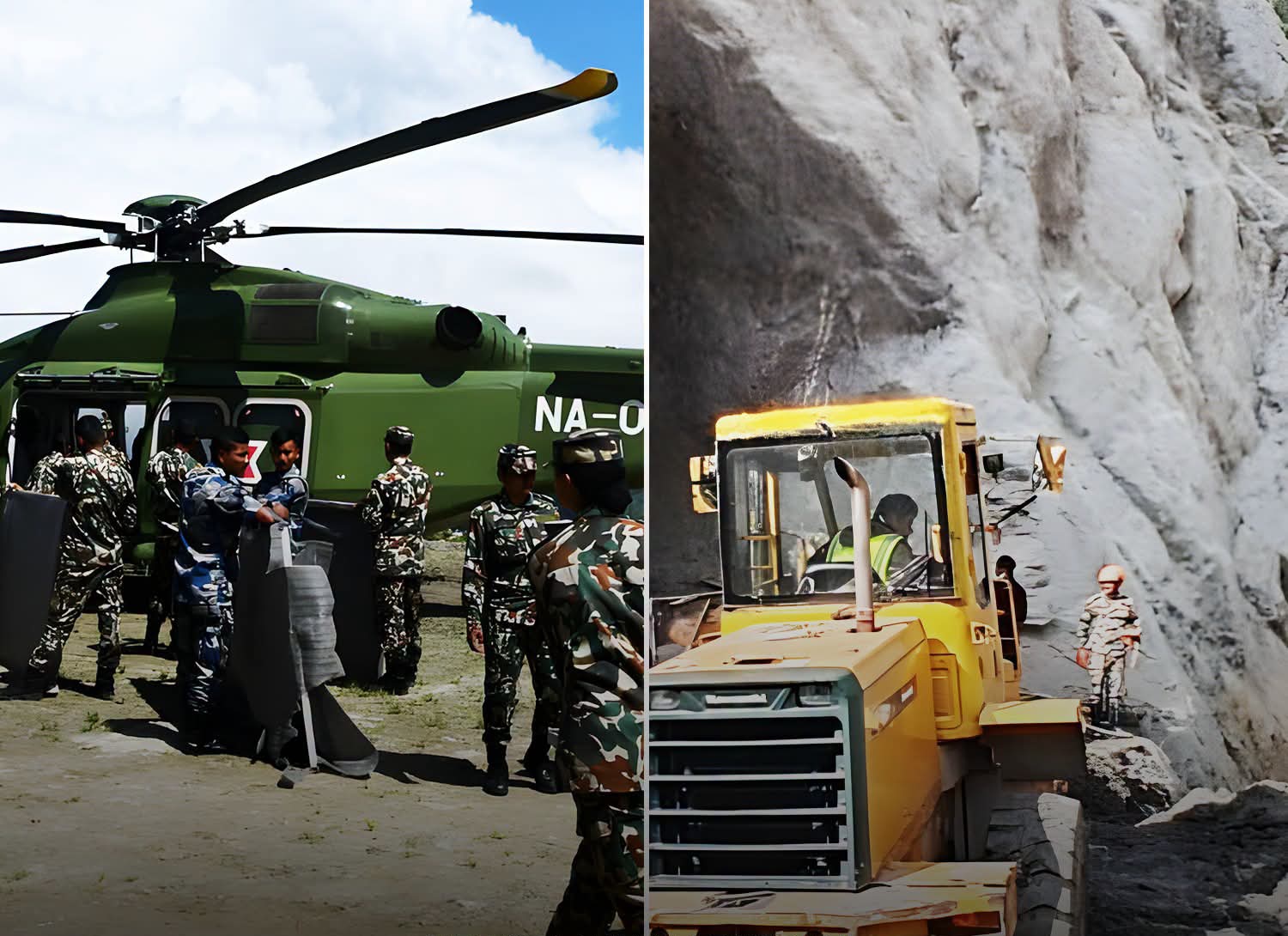 सुरुङभित्रको लेदो र भग्नावशेष हटाउने कामसँगै हराइरहेका व्यक्तिको खोजीलाई प्राथमिकतामा