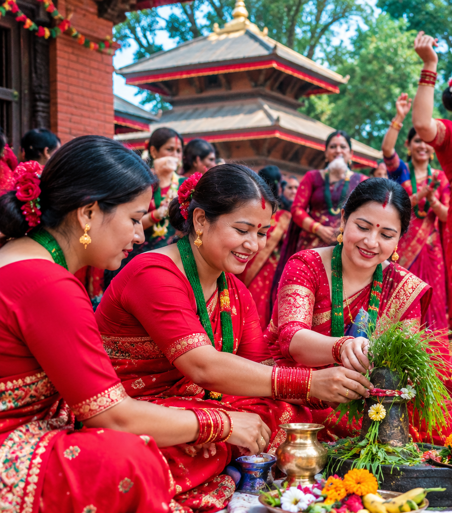 नारायणगढमा तीजको रौनक फेरियो चोकका टेन्टदेखि होटलको दरसम्म