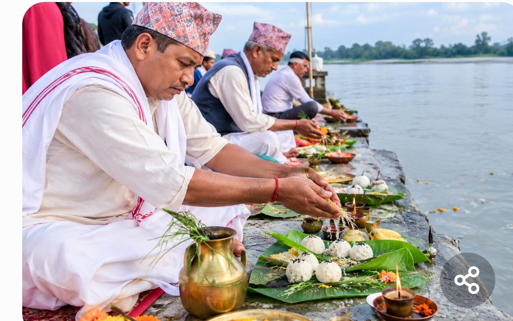 सोह्र श्राद्धको अन्तिम दिन आज औँसी पितृस्मरण र तर्पण गरी श्रद्धापूर्वक मनाइँदै