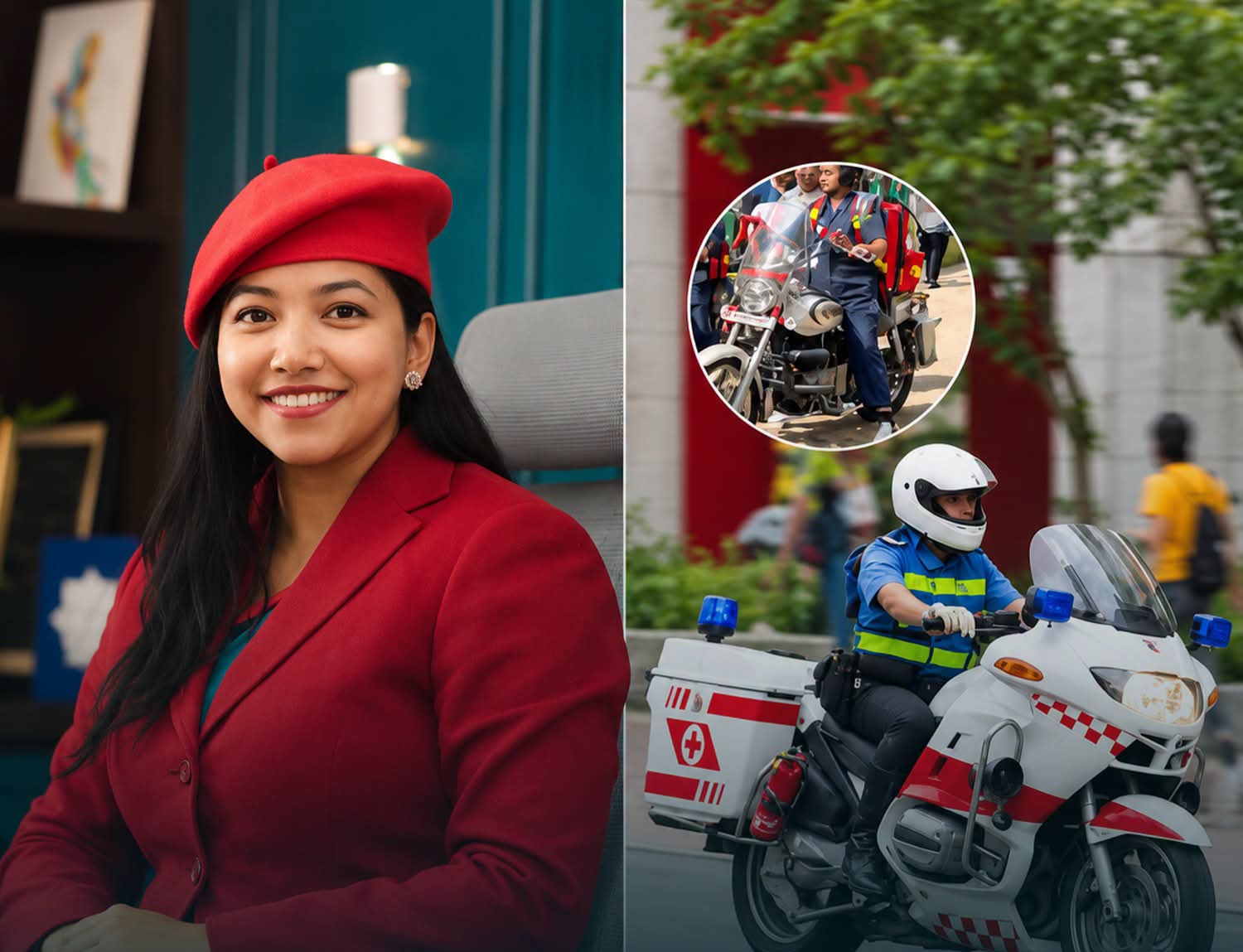 एम्बुलेन्स सर्भिसमार्फत निःशुल्क एम्बुलेन्स सेवा सञ्चालन सेवा लिन १०२ नम्बरमा फोन गर्न सकिने