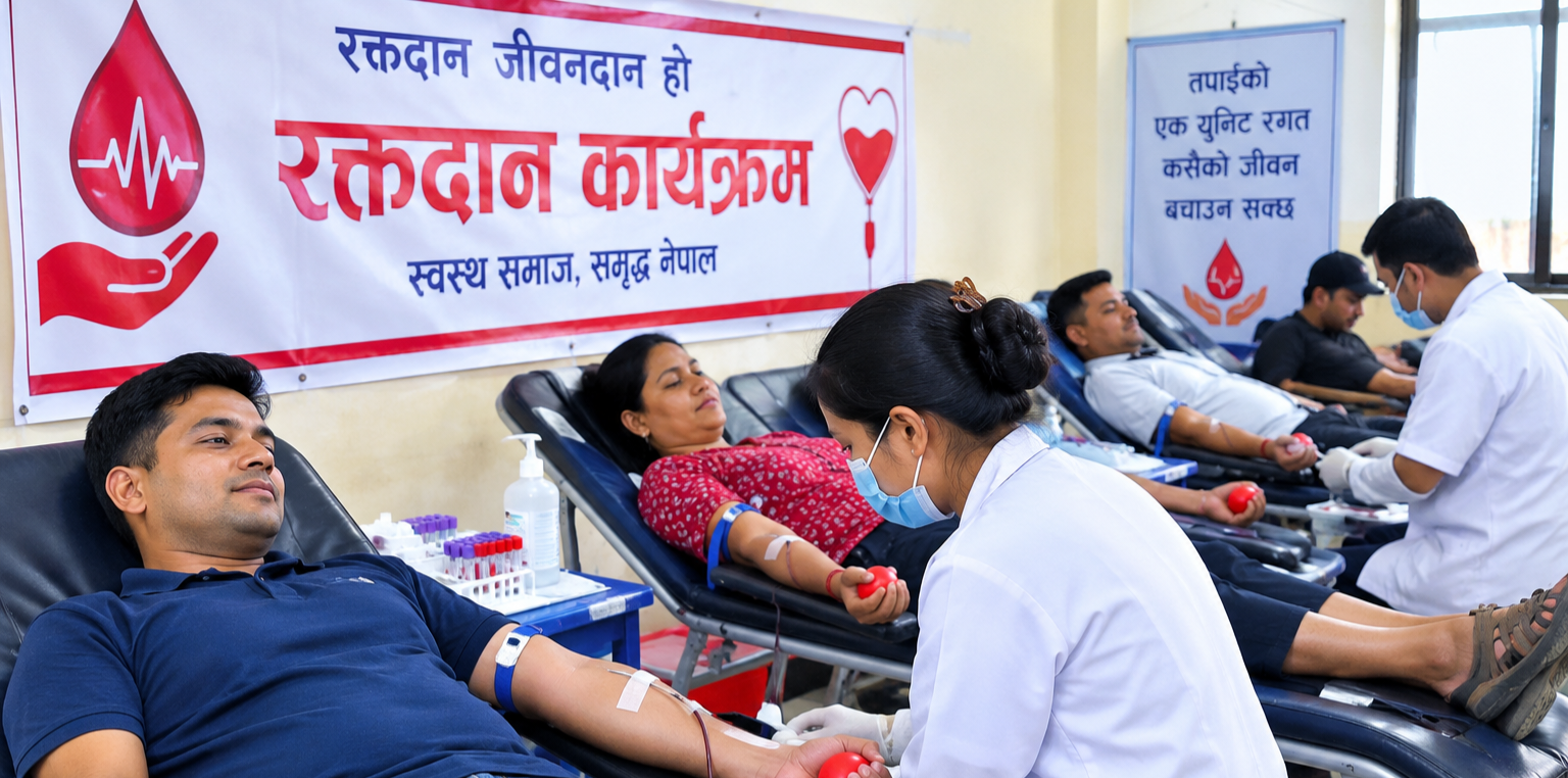 पाठ्यक्रममा रक्तदान शिक्षा समावेश गर्ने पहल मानवतामय समाज निर्माणको ऐतिहासिक सुरुवात