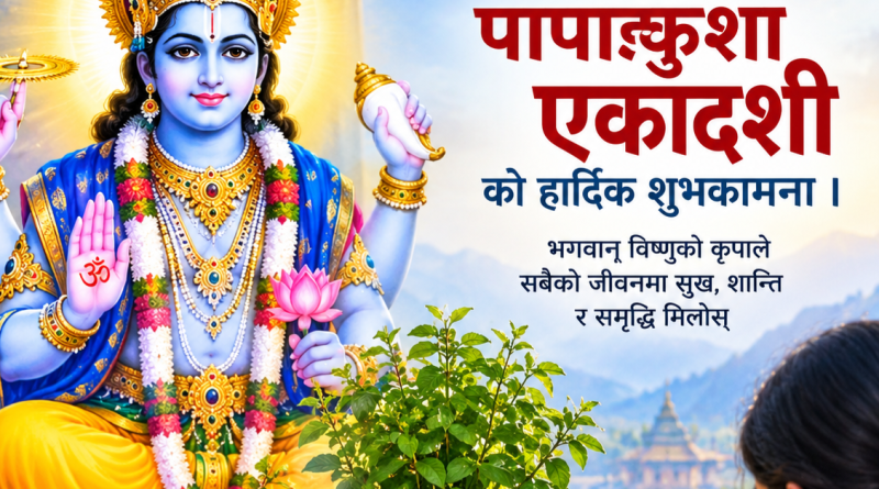 आज पापाङ्कुशा एकादशी, भगवान् विष्णुको पूजा–आराधना गरिँदै