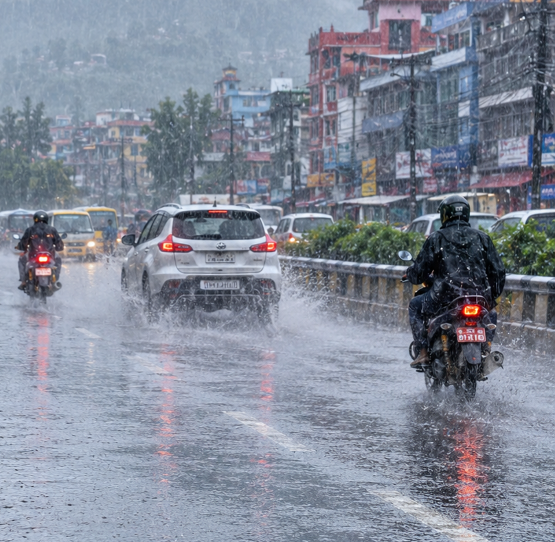 बंगालको खाडीमा विकसित ‘अर्नब’ चक्रवातको प्रभावले नेपालमा वर्षा शनिबार सम्म असर रहने